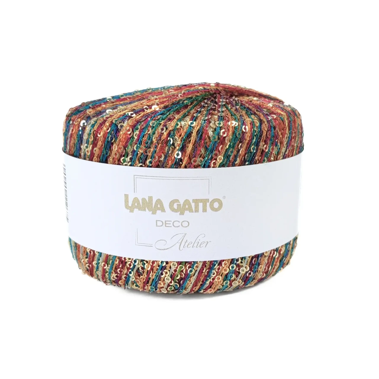 Пряжа Deco/Деко, мультиколор мікс 30904, Lana Gatto