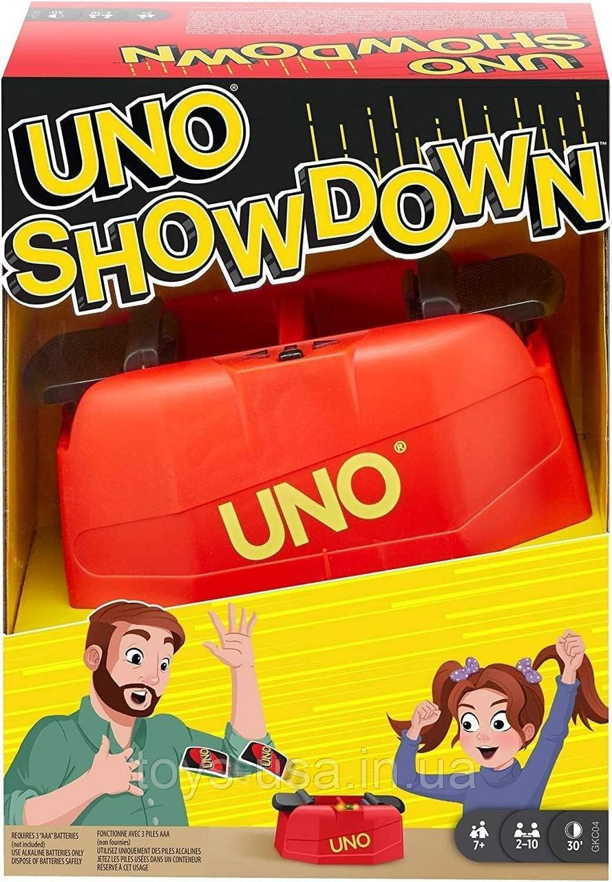 Настільна гра Уно UNO Showdown Supercharged