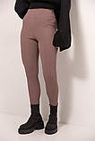 Лосини жіночі легінси теплі начос S мокко, фото 2