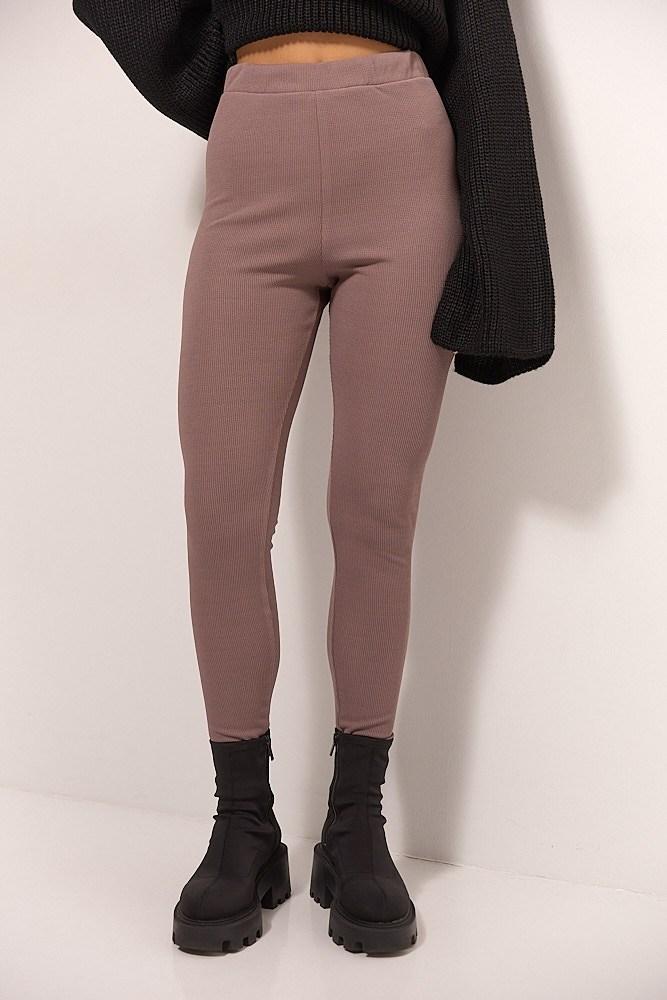 Лосини жіночі легінси теплі начос S мокко, фото 1