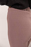 Лосини жіночі легінси теплі начос S мокко, фото 4