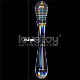 Скляний дилдо Twilight Gleam Glass Dildo Twin Pleasures, фото 3