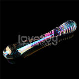 Скляний дилдо Twilight Gleam Glass Dildo Twin Pleasures, фото 4