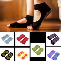 Шкарпетки Для Йоги Yoga Socks з Відкритими Пальцями і Відкритим Зводом