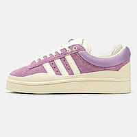 Женские кроссовки Adidas Campus x Bad Bunny Pink Purple Beige