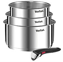 Tefal Набір посуду Ingenio Emotion, змінна ручка, 4предмети, нержавіюча сталь, бакеліт