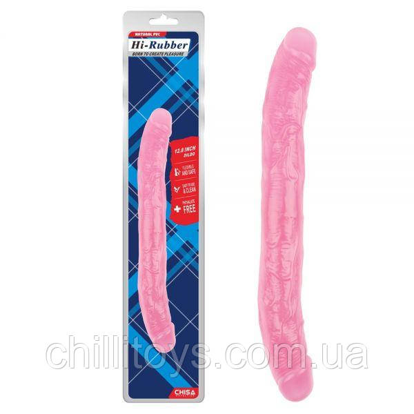 Розовий двосторонній фаллоімітатор 12.8 Inch Dildo, Рожевий