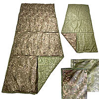 Антитепловізорний тент двосторонній 2х4 Камуфляж №1 / Осінь №3. Анти тепловізор накидка на авто, техніку