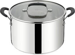 Tefal Каструля Jamie Oliver Home Cook, 8.4 л, з кришкою, нержавіюча сталь, силікон