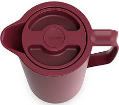 Tefal Термоглечик Motiva, 1л, пластик, скло, бордовий, фото 3