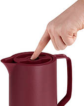 Tefal Термоглечик Motiva, 1л, пластик, скло, бордовий, фото 4