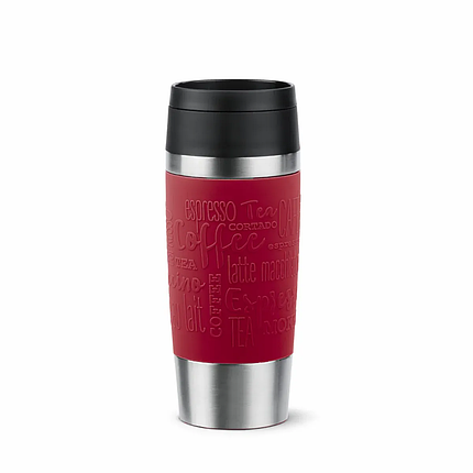 Tefal Термочашка Travel Mug Classic, 360мл, нержавіюча сталь, червоний, фото 1