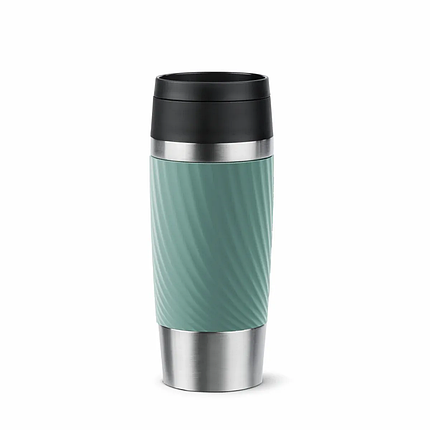 Tefal Термочашка Travel Mug Classic Twist, 360мл, нержавіюча сталь, зелений, фото 1
