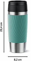 Tefal Термочашка Travel Mug Classic Twist, 360мл, нержавіюча сталь, зелений, фото 4