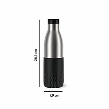 Tefal Термопляшка Bludrop, 700мл, нержавіюча сталь, чорний, фото 4