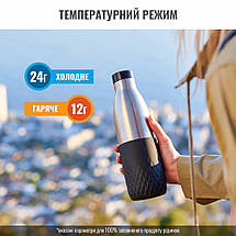 Tefal Термопляшка Bludrop, 700мл, нержавіюча сталь, чорний, фото 5
