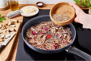 Tefal Сковорода Healthy Chef, 24см, алюміній, сірий, фото 4