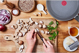 Tefal Сковорода Healthy Chef, 24см, алюміній, сірий, фото 5