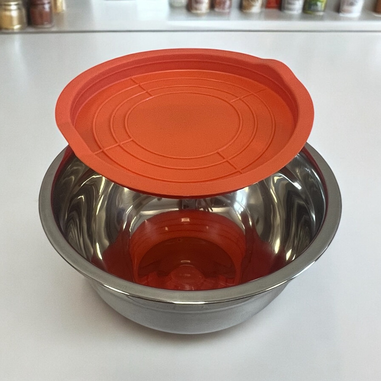 Миска нержавіюча матова 18 см 1.2 л без кришки VT6-19676, фото 1