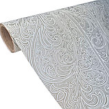 Шпалери вінілові 10.05 × 1.06 м Marburg 32931, бірюзові для спальні, вітальні, кухні, коридору, ванної кімнати, фото 2