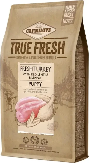 Корм сухий для цуценят Carnilove True Fresh Turkey Puppy з індичкою 4 кг
