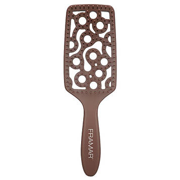Щітка для волосся пастельна Framar Vent Brush - Chocolate (FB-VB-CHOC)