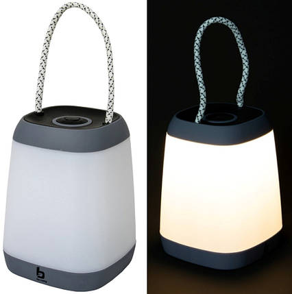 Підвісний кемпінговий ліхтар Bo-Camp Sargas Rechargable 180 Lumen (White/Grey), фото 1