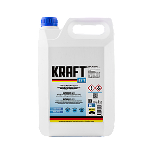 Антифриз готовий Kraft G11 -35 °C Синій 5 л