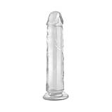 Фаллоимитатор на присоске Crystal Jellies Realistic Dildo Clear Mr. Rude 8.5, Прозрачный, фото 3