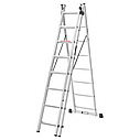 Драбина алюмінієва 3-х секційна LADDER STANDART (3х8 сходинок) (190-9308), фото 2
