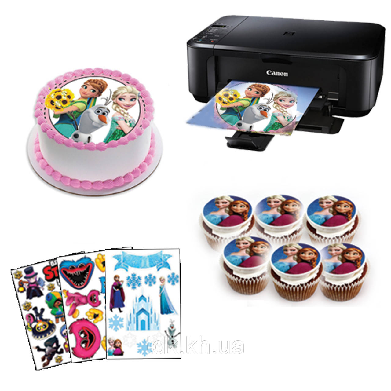 Друк на їстівному цукровому папері А4 - фото 1 - id-p1119564827