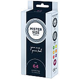 Презервативи Mister Size - pure feel - 64 (10 condoms), товщина 0,05 мм, фото 2
