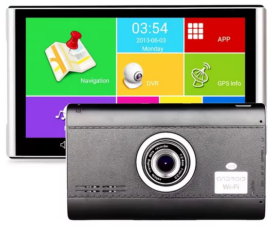 7" Планшет G732DVR — Відеореєстратор+ GPS+ 4Ядра+ 512MbRam+ 8Gb+ Android
