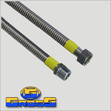 Шланг гофрований для газу 1/2" ВН 40 см Gross/SD+