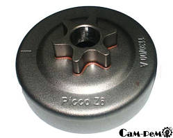 Тарілка зчеплення цільна 3/8" Z6 (MS 180/250) ОРИГІНАЛ