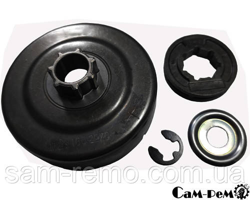 Тарілка зчеплення розбірна + зірка 3/8" Z6 (MS 180/250) ОРИГІНАЛ, фото 1