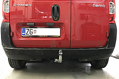 Фаркоп Peugeot Bipper 2008- (Пежо Біпер) без підрізу бампера