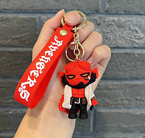 Брелок силіконовий Хеллбой Hellboy, Брелок для ключів силіконовий, Брелок на подарунок