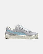 Жіночі Кросівки Puma Suede XL Grey Blue / Пума Суейд ХЛ Сірі з Блакитним, фото 4
