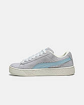 Жіночі Кросівки Puma Suede XL Grey Blue / Пума Суейд ХЛ Сірі з Блакитним, фото 5