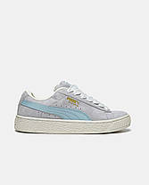 Жіночі Кросівки Puma Suede XL Grey Blue / Пума Суейд ХЛ Сірі з Блакитним, фото 3