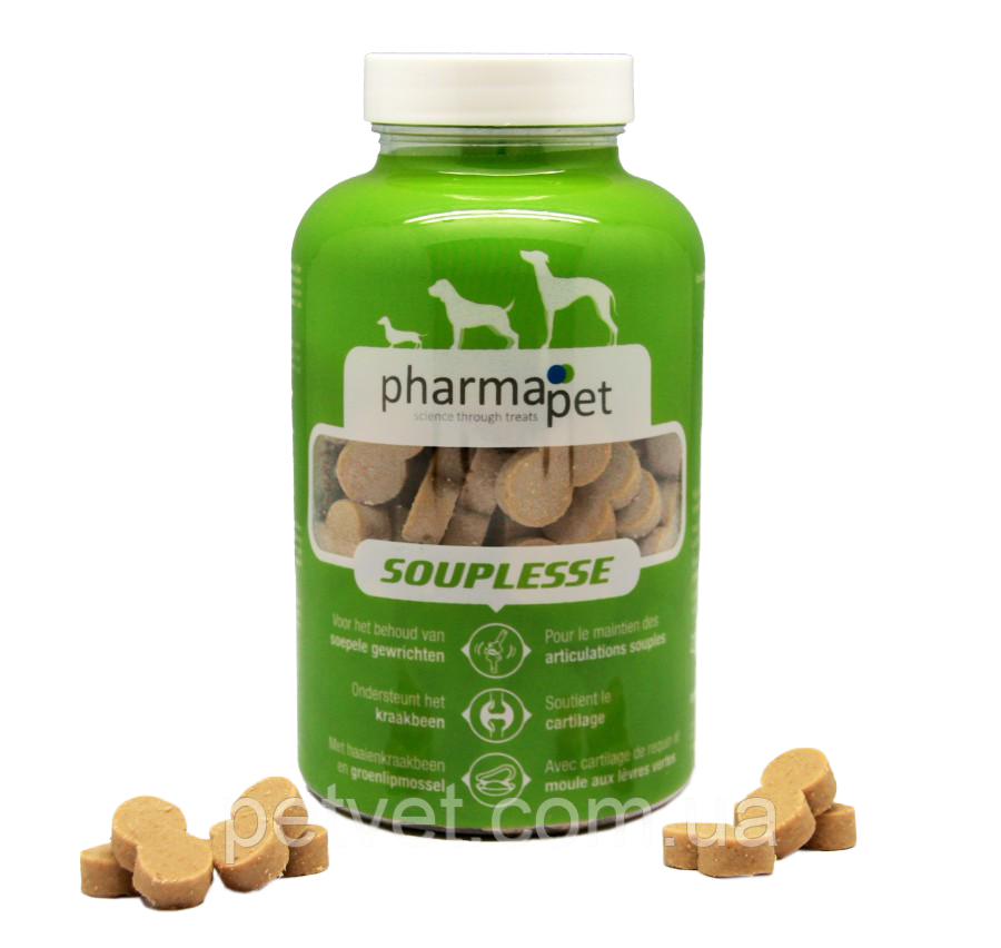 "Суплєс" Фарма Пет (Souplesse Pharma.Pet) для підтримки суглобів у собак, 235 г
