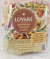 Трав'яний чай Lovare Tisanes Assorted Blend у пакетиках Ловаре Тізан Асорті Бленд 50 шт
