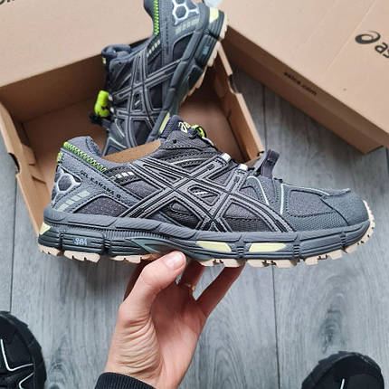 Зимові Чоловічі Кросівки Asics Gel-Kahana 8 Gore-Tex Dark Grey / Асікс Гел-Кахана 8 Гор Текс Темно Сірі, фото 1