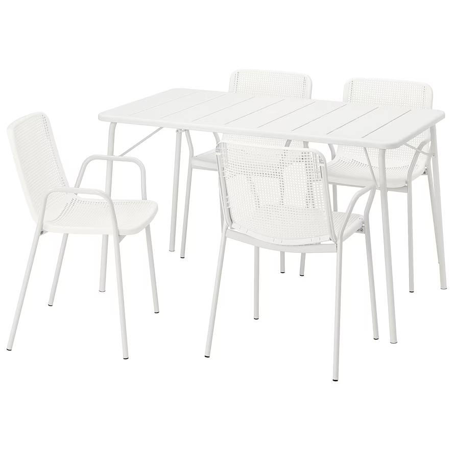Стіл і 4 стільці TORPARO IKEA 395.818.18, фото 1