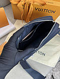 Сумка чоловіча через плече Louis Vuitton Fastline Blue месенджер якість преміум, фото 4