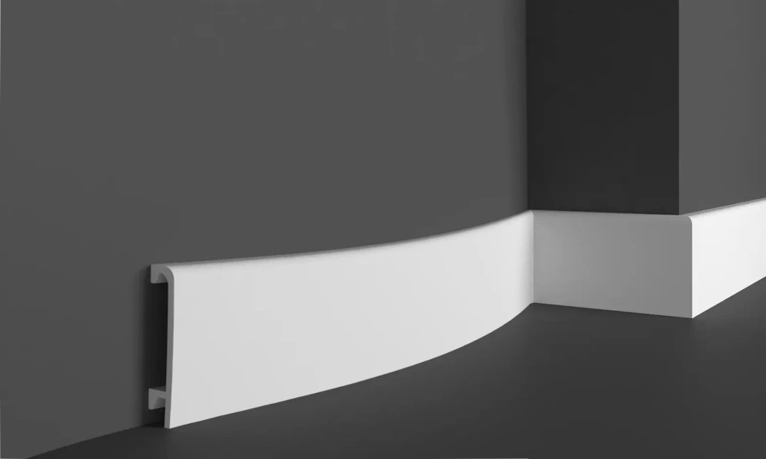 Плінтус гнучкий Grand Decor HCR 508 Flex (9х1,6)см, довжина 2м, фото 1