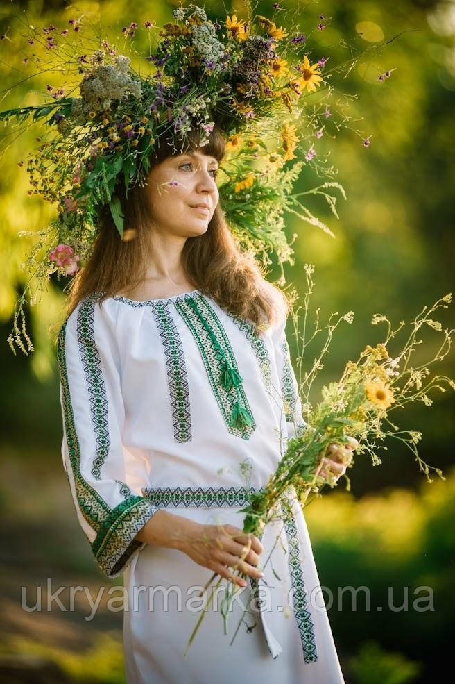 Сукня-вишиванка жіноча "Слов'янка" розміри 42 - 60, фото 1