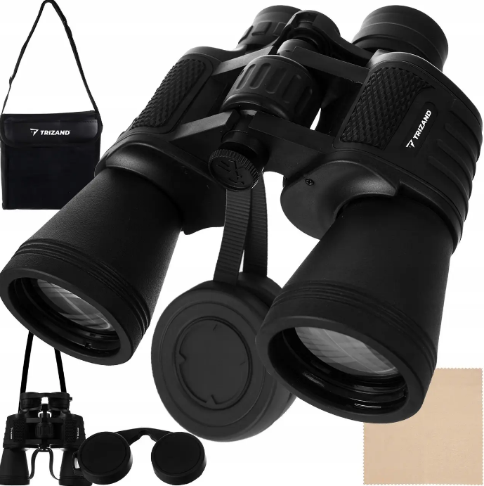 Бінокль 10x50 мм Trizand 23418 + чохол Польща, фото 1
