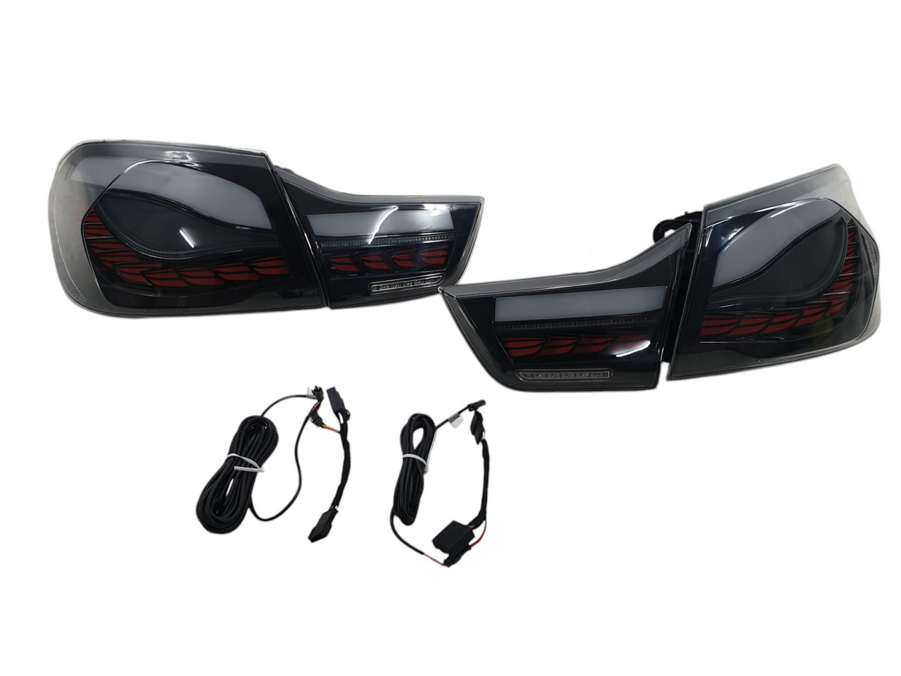 Задні ліхтарі (стиль CS Smoke V2) на BMW 4 Series F32/F33 2013-2020 року, фото 1